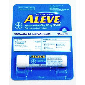Aleve® All Day Strong® Tablets Vial - 10 count P01-0110701-8200-10 count vial of Aleve®All Day Strong®. Strength to last 12 hours.
