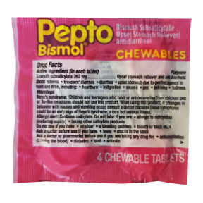 Pepto Bismol® - Chewable Tablets 4 ct. P01-0110902-1001