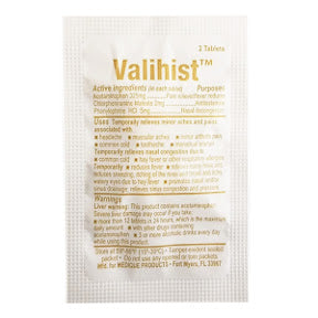 Valihist Antihistamine-Decongestant Tablets P01-0127407-1000