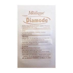 Medique Diamode Antidiarrheal Caplets P01-0127413-1000 - 1 easy to swallow caplet in a sealed packet