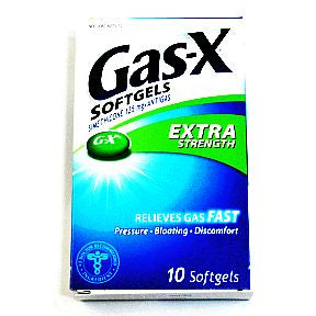Gas-X® Softgels Extra Strength - 10 count P01-0188601-8200-10 count package of softgels. Extra Strength.
