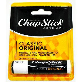 Chapstick Lip Balm P02-0128301-9000 - 0.15 oz travel size tube. Skin protectant. Sunscreen SPF 4.