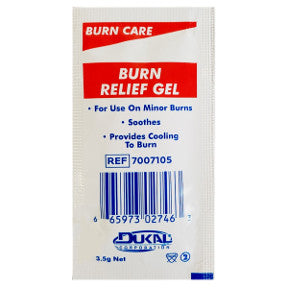 Burnaid® Burn Gel Sachet P02-0137901-1000-3.5g single use sachet of burn gel.