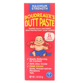 Boudreaux's Butt Paste® Diaper Rash Ointment tube (boxed), P02-0246101-8200