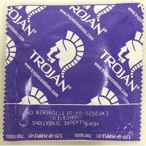 Trojan® Her Pleasure Sensations Lubricated Condom, P07-0124107-1000