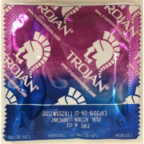 Trojan® Fire & Ice Lubricated Condom, P07-0124108-1000