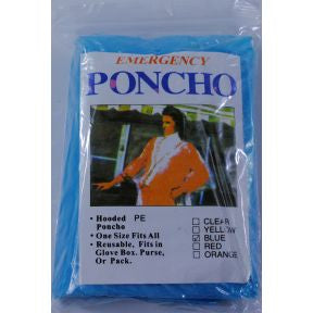 Generic Emergency Poncho - Blue S01-0409903-9000