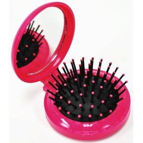 Freestyle® Travel Pop-Up Brush with Mirror S02-0379701-9000-single pop-up brush with mirror. Various colors.