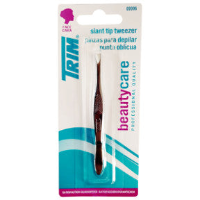 Gem® Slant Tip TweezersS02-0459401-9000-a single packaged pair of slant tip tweezers.