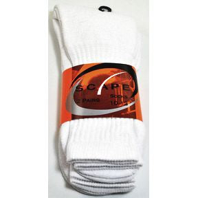 Crew Socks - Size 10-13 S02-0759903-9910-1 pair of white socks. Size 10-13.