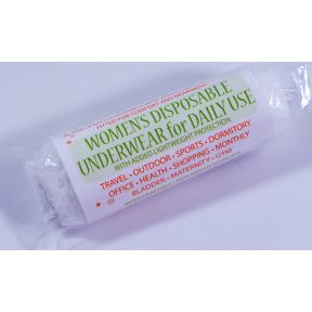 Fitz Herz Pantiez Womens Disposable Underwear - Medium S02-0879503-9912 - 1 pair disposable underwear individually wrapped.