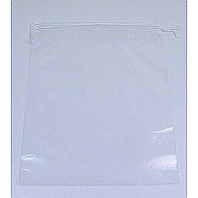 Bag, Poly, Drawstring, 2 mil, 5 x 8 S04-0189923-1300-Reusable and durable. 100% cotton drawstring.