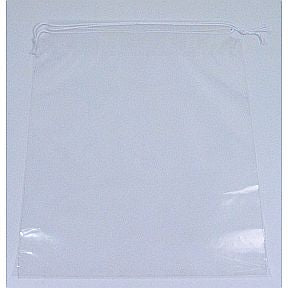 Bag, Poly, Drawstring, 2 mil, 6 x10 S04-0189923-1500-Reusable and durable. 100% cotton drawstring.