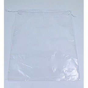 Bag, Poly, Drawstring, 2 mil, 9 x 12 S04-0189923-1700-Reusable and durable. 100% cotton drawstring.