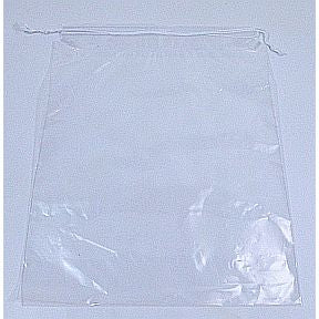 Bag, Poly, Drawstring, 2 mil, 10x12 S04-0189923-1800-Reusable and durable. 100% cotton drawstring.