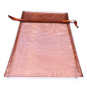 Bag, Organza, Drawstring, 6 x 10 Copper S04-0189943-3440