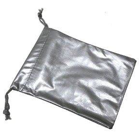 Bag, Silver, Drawstring, 4" x 5.5", S04-0337723-9000