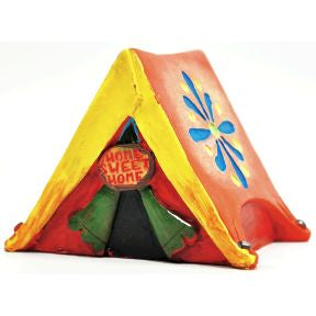 Polystone Mini Lakeside Tent U03-0301232-0690- single mini polystone tent. Garden décor.