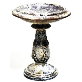 Polystone Mini Garden Fountain Statue 1 U03-0601232-0070-a single mini garden statue. Garden décor.