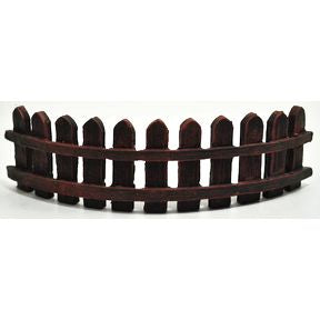 Polystone Mini Garden Fence U03-0601232-0120-a single mini garden fence. Garden décor.
