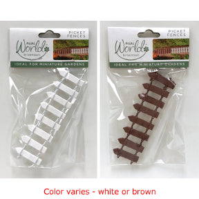 Pine Mini World Picket Fence, U03-0606232-0060