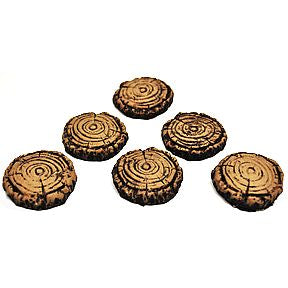Cement Mini Stepping Stone (6 pc set) U03-0609232-0026-6 mini stepping stones. Garden décor.