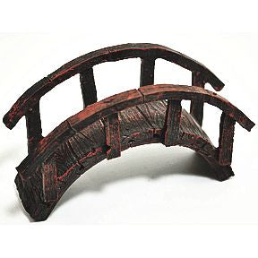 Polystone Mini Garden Bridge U03-0701232-0120-a single mini bridge. Garden décor.