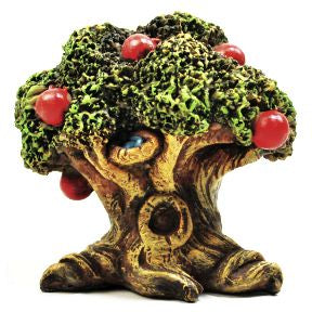Polystone Mini Woodland Apple Tree U03-0801232-0090-A single miniature woodland apple tree. Garden Decor.