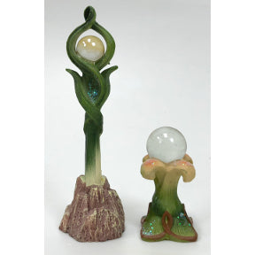 Polystone Mini Classic Fairy Star Gazing Balls (2 pc set). U03-1201232-0442