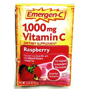 Emergen-C® Dietary Supplement - Raspberry V01-0270406-1100-0.32 oz packet.